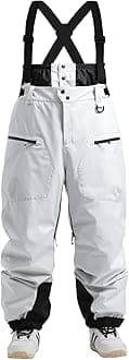 Men Snow Bibs Women Baggy Ski Pants Snowboard Overall Insulated Waterproof Windproof Warm Winter