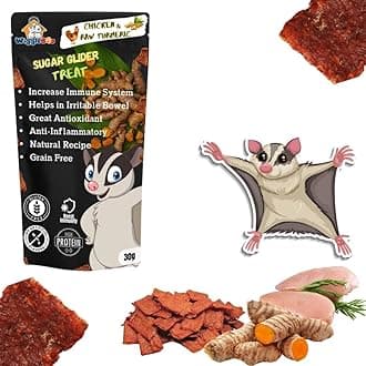 Chicken & Raw Turmeric Suger Glider Treat | Protein Rich | Fiber Rich | Crunchy Healthy Snacks | 30g
