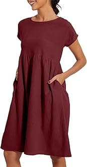 Womens Summer Dresses Fashion 2025 Short Sleeve Spring Mini Dress Casual Beach Vacation Clothes Dresses