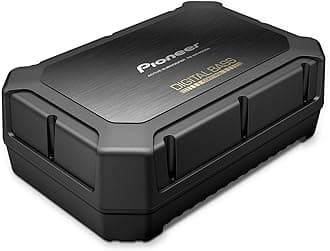 TS-WX400DA 10” Slim Subwoofer – 250W Max, Built-in Amp for Easy Bass Upgrade, Enclosure Included, Amp Included, High-Level Input, Works with Most Factory or aftermarket radios