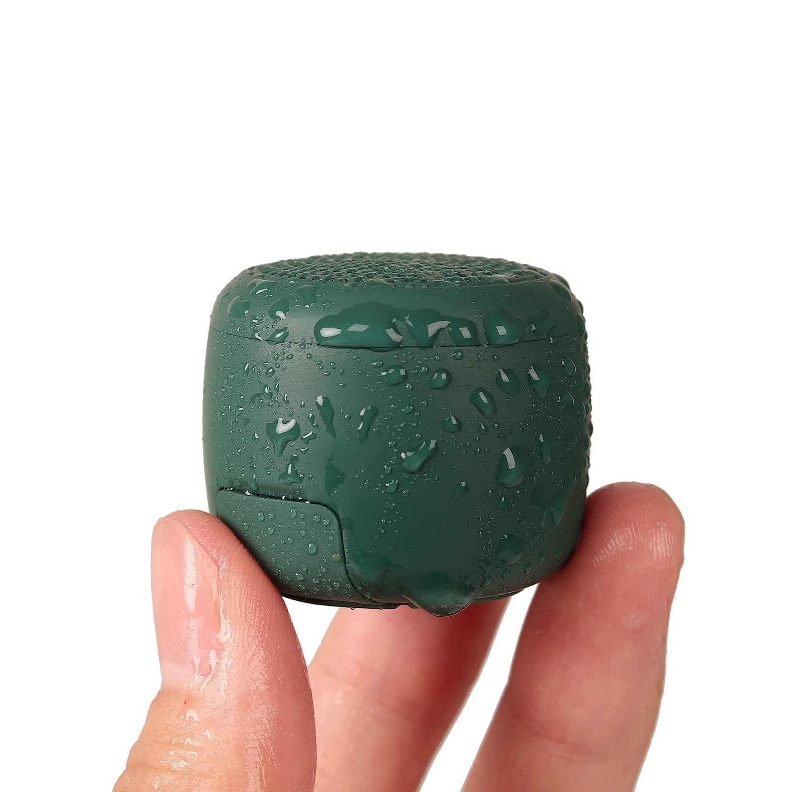 MOMOHO Mini Bluetooth Speaker - Waterproof, Micro SD Support, TWS Pairing Stereo Portable, Small Pillow (Green)