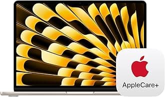 Apple 2024 MacBook Air 13-inch Laptop with M3 chip: 16GB Memory, 512GB Storage; Starlight with AppleCare+ (3 Years)