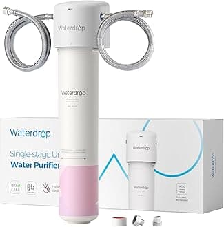BFU1 Bathroom Sink Filter for Skincare, Strontium-enriched, Water Softner, Reduce 99.9% of Harmful Substance in Bathroom Sink Faucet, Reduces Skin Redness and Irritation