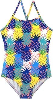 Girls One Pieces Swimsuit Cute Swimwear Bathing Suits 2-12 Years