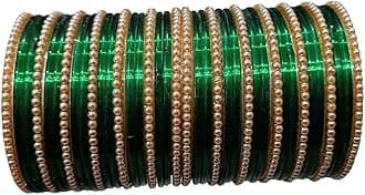 Shuhag glass bangles set