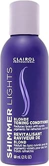 Shimmer Lights Purple Conditioner, 2 fl. Oz *Travel Size Neutralizes Brass & Yellow Tones For Blonde, Silver, Gray & Highlighted Hair **Packaging May Vary
