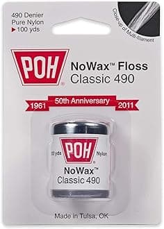 POH Dental Floss Unwaxed 100 Yards - 12 Rolls Per Box