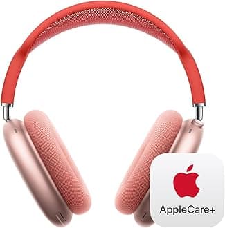 Apple AirPods Max Wireless Over-Ear Headphones with AppleCare+ (2 Years) - Pink