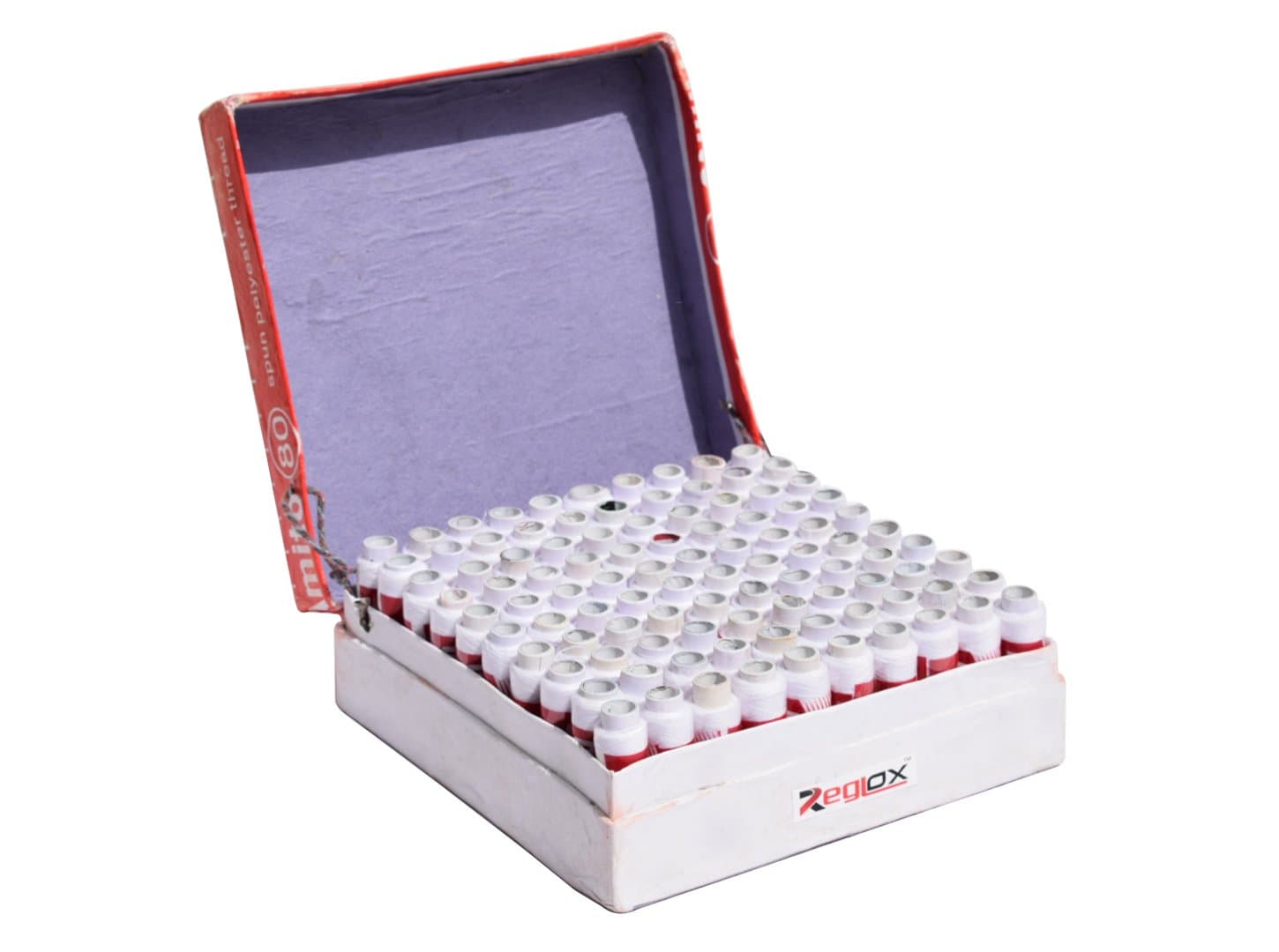 Reglox 100 Thread Spools 150 Meter Each Sewing Thread - (White)