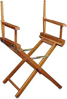 Casual Home 18-Inch Director Chair, Honey Oak Frame