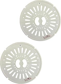 Dryer Spin Cap/Saftey Cover/Spinner Safety Cover/LID for LG 6kg/6.5kg/7kg Semi Automatic Washing Machine Match Size (Size- 9.5Inch/24.5cm) (Pack of 2 Pcs) (LG 9.5 inch)