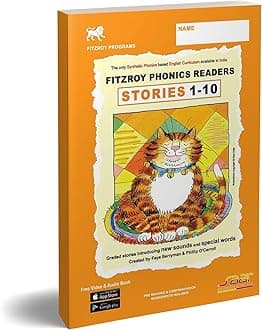 Fitzroy Phonics Readers 1–10 by Saar Education | Interactive Synthetic Phonics Storybooks with Audio Supported | Learn Phonics by Scanning, Watching & Listening | For Ages 3–7