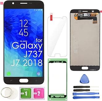 Samsung Galaxy J7 2018 LCD Screen Replacement - Touch Display Digitizer Assembly (Black) - Compatible with J737, J737A, J737P, J737V, J737T