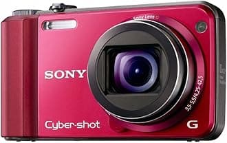 Sony Cyber-Shot DSC-H70 16.1 MP Digital Still Camera with 10x Wide-Angle Optical Zoom G Lens and 3.0-inch LCD (Red)