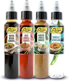 - Sauce Combo - Soya Sauce 240Gm, Red Chilli Sauce 215Gm, Green Chilli Sauce 200Gm And Chilli Vinegar 185Ml, Combo Pack Of 4
