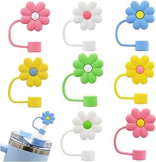 Straw Cover Cap for Stanley Cup,Silicone Straw Topper 10 mm 0.4 in Reusable Straw Tips Lids,Straw Tip Covers for Stanley Cups Accessories