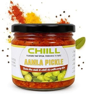 CHIILL | Aamla Pickle | Awle ka Achaar 300g | Homemade Pickle | Preservative Free | Tangy Amle ka achar | Less Oil Less vinegar | Traditional Home made Aamla ka achar | Himachali Taste | without aamla seeds