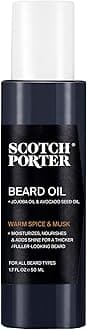 Smoothing Beard Oil – Nourishing Beard Oil Seals in Moisture & Smooths Flyaways for a Frizz-Free, Fuller/Healthier-Looking Beard with All-Day Shine – Original Scent, 1.7 oz. Bottle