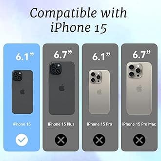 ChiCaseVer for iPhone 15 Case, Retro Party Collage Pattern with Disco & Gin, Military-Grade Drop Protection, Pop Art Disco Soft Slim TPU Protective Cover with Camera Protection for Girls