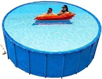 Ultra Large Deep Outdoor Swimming Pool, Plastic Round Framed Swimmingpool for Backyard, Garden/ Garden/ Indoor Piscinas Para Adultos, 10m 9m 8m 7m 6m 5m 4m 3m 2m 1m Piscina ( Color : D x H , Size : 2X