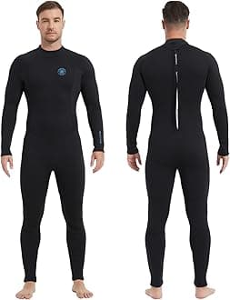 - Men's Wetsuit 3/2mm and 5/4mm,Full Wetsuits for Men,Men‘s 3mm Full Wetsuit Front Zip for Diving Snorkeling Surfing Swimming