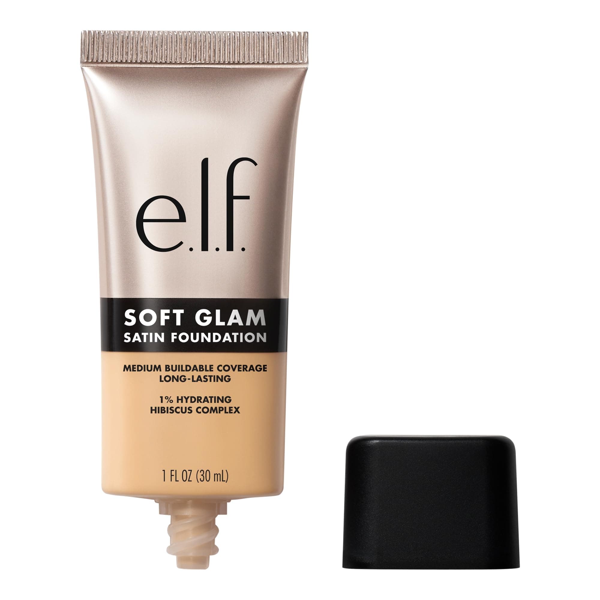 Soft Glam Foundation, Medium Coverage, Long-Lasting & Buildable Foundation For A Smooth, Satin Finish, Vegan & Cruelty-Free, 24 Light Warm