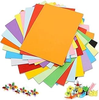 A3 Coloured Paper (20 Sheets)120-180 GSM for Art and Craft 16.5 inches x 11.7 inches x 0.1 inch