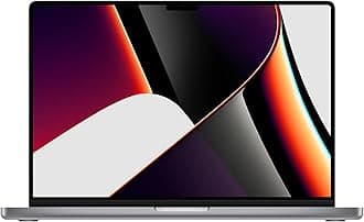 Apple 2021 MacBook Pro (16-inch, Apple M1 Pro chip with 10‑core CPU and 16‑core GPU, 16GB RAM, 1TB SSD) - Space Grey; English (Renewed)