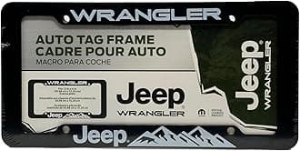 Chroma Jeep Wrangler License Plate Frame, Jeep Wrangler Accessories