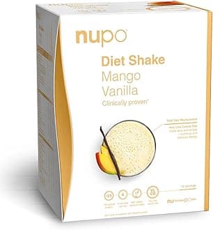 NUPO Diet Shakes for Weight Loss for Women & Men (12 Servings) | Tasty Meal Replacement Drinks | Clinically Proven Food Replacement Shakes for Weight Management I Very Low-Calorie Diet, GMO Free