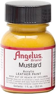 Angelus Acrylic Leather Paint, 1 Fl Oz (Pack of 1), Mustard