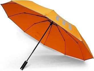 The Em City Umbrella UV Protection Unisex Auto Open and Close Umbrella Use for Rain, Monsoon, Sunlight, Windproof Automatic Umbrella for Men and Women | Travel Sleeve, Cover (Crypto, Regular)