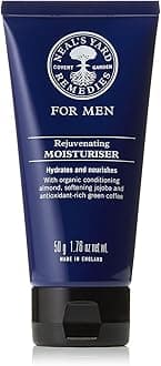 Neal’s Yard Remedies Men Rejuvenating Moisturiser, Hydrating Face Moisturiser, With Almond & Green Coffee, Vegan & Cruelty-Free, 50g[Amazon-developed Certification] Compact by Design