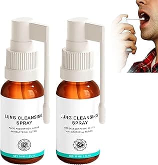 Saffra Labs Lung Cleansing Spray,Herbal Lung Cleansing Spray,Herbal Lung Cleanse Mistm, (2PCS)