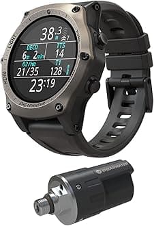 MELARQT Shearwater Research Teric Wrist Dive Computer with Transmitter - Silver