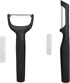 KQ355OHOBB Universal Peeler Set, Plastic, Onyx Black