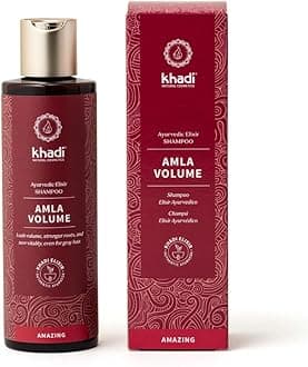 AMLA VOLUME Ayurvedic Shampoo - Powerful hair & volume through strong hair roots - 100% natural, vegan, silicone & sulfate-free - 200g