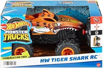 RC Monster Trucks HW Tiger Shark RC in 1:24 Scale, Remote-Control Toy Truck