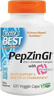 Zinc Carnosine Complex With Pepzin Gi Veggie Caps, 120 Count