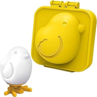 AEGYPIUS Cute Chicken Egg Mold Boiled Egg Shaper Boiled Egg Mold, Kawaii Egg Tool Chicken Shape, Cute Cartoon Chick Shape Egg Moldfor Children