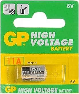 GP One (1) x Batteries 11a L1016 Alkaline Battery 6v Blister Packed - Used in Doorbells, Car key Remotes, Lighters, and many other applications