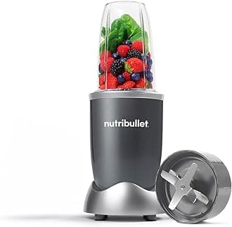 600 Series Starter Kit in Graphite with 700ml Cup - High Speed Nutrient Extractor & Powerful Blender - 600W - Blends Nuts, Ice & Frozen Fruit - Delicious & Nutritious Smoothies