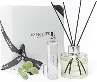 – Luxury Scented Reed Diffuser & Room Mist Gift Set, Essential Oil Aroma for Home, Long Lasting Fragrance, Made in the UK (Lemongrass & Rosemary 100ml & 30ml) – Gift for Her
