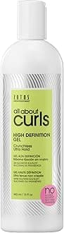 ALL ABOUT CURLS High Definition Gel | For Curly Hair Styling | Alcohol-Free | Moisturize, Define & Enhance Texture | Reduce Frizz & Boost Shine | Crunchless Ultra Hold | Vegan, Sulfate & Paraben Free