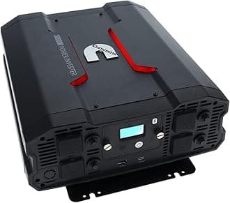 Cummins 3000 Watts Inverter Modified Sine Wave Truck Inverter 12 Volts to 110 Volts Four AC Outlets Two USB Ports (Plus Cable Kit)- CMN3000W - Inverters for Vehicles, Van Life, Camping