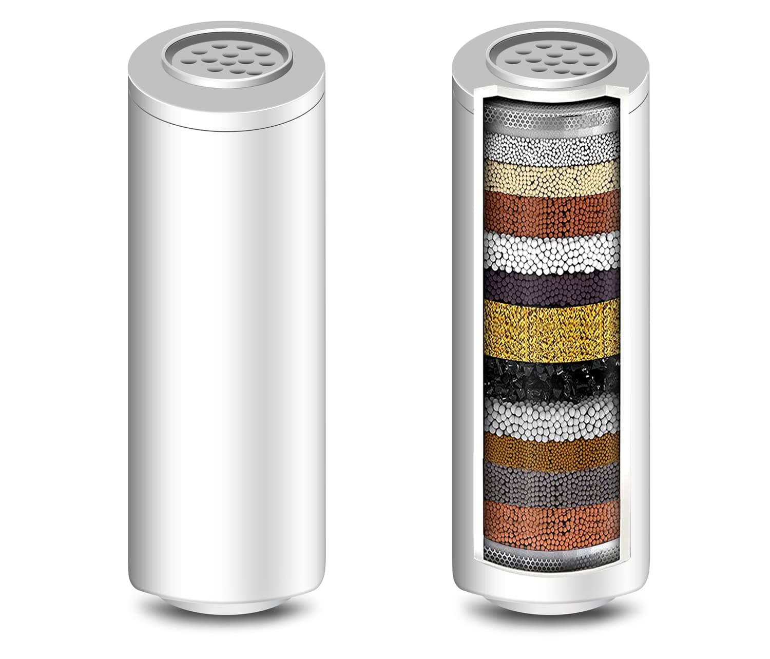 2 Pack Replacement Shower Filter Cartridge