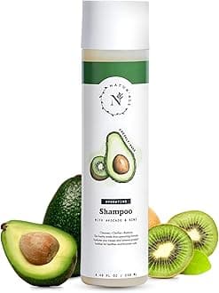 NaturAll Cleansing Sulfate-Free Avocado Shampoo | All Natural, Silicone-Free, Paraben-Free, Cruelty-Free | For Dry, Curly, Coily, or Frizzy Hair | 8 oz