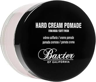 Hard Cream Pomade for Men | Natural Finish | Firm Hold | Hair Pomade