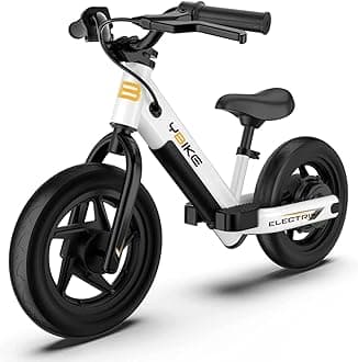 YBIKE Electric Balance Bike,12 Inch Kids Electric Bike for Ages 3-5 Years Old, Kids Balance Bikes with Adjustable Seat, Dirt Bike for Boys & Girls