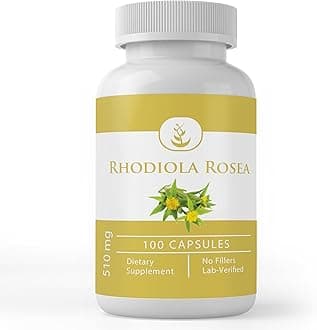 PURE ORIGINAL INGREDIENTS Rhodiola Rosea (100 Capsules) Root Extract, Relaxation, Adaptogen*